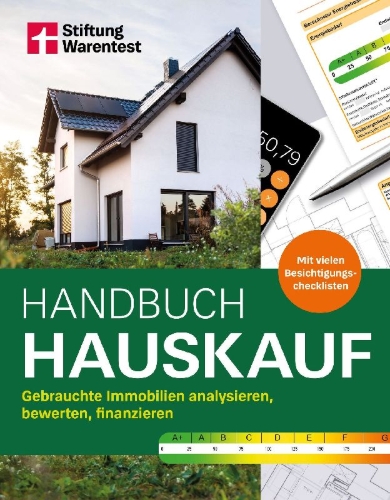 Buchcover und Innenansicht für das Buch: Handbuch Hauskauf