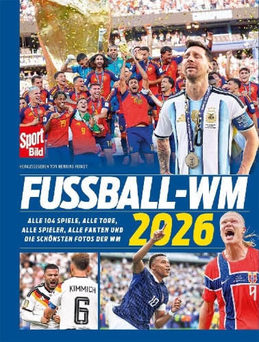 Buchcover und Innenansicht für das Buch: Fußball-WM 2026