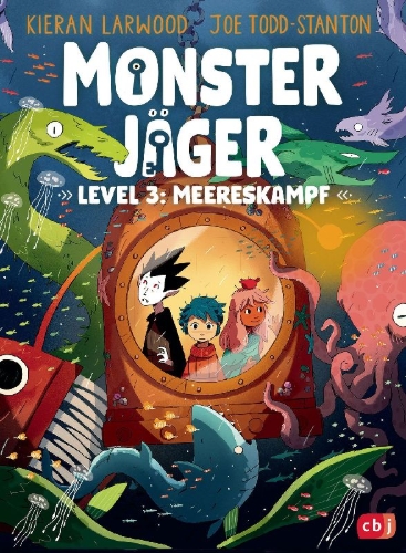 Buchcover und Innenansicht für das Buch: Dungeon Runners - Level 3: Ocean Chase