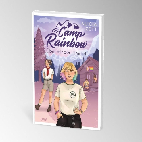 Buchcover und Innenansicht für das Buch: Camp Rainbow - Über mir der Himmel