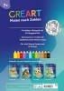 Buchcover und Innenansicht für das Buch: CreArt Malen nach Zahlen ab 7: Gefährliche Tiere
