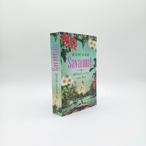 Buchcover und Innenansicht für das Buch: Savannah - Aufbruch in eine neue Welt