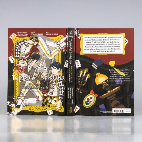Buchcover und Innenansicht für das Buch: Twisted Wonderland