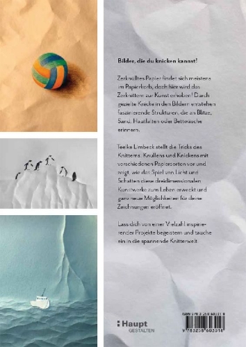 Buchcover und Innenansicht für das Buch: Bilder, die du knicken kannst