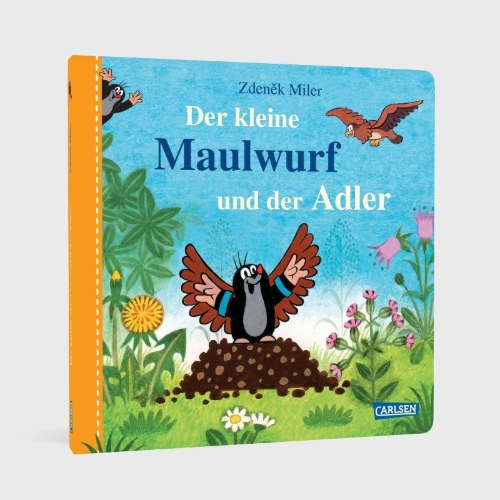 Buchcover und Innenansicht für das Buch: Der kleine Maulwurf und der Adler