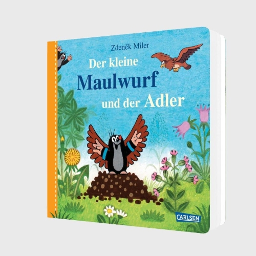 Buchcover und Innenansicht für das Buch: Der kleine Maulwurf und der Adler