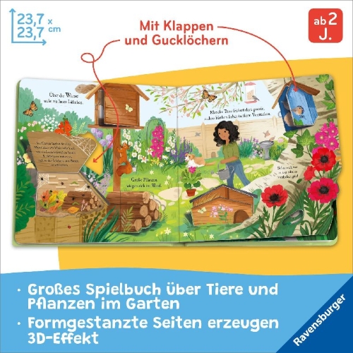 Buchcover und Innenansicht für das Buch: Let's explore: The Garden
