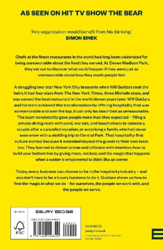 Buchcover und Innenansicht für das Buch: Unreasonable Hospitality