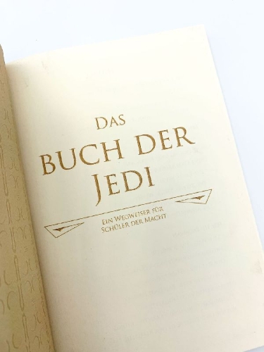 Buchcover und Innenansicht für das Buch: The Jedi Path: A Manuel for Students of the Force