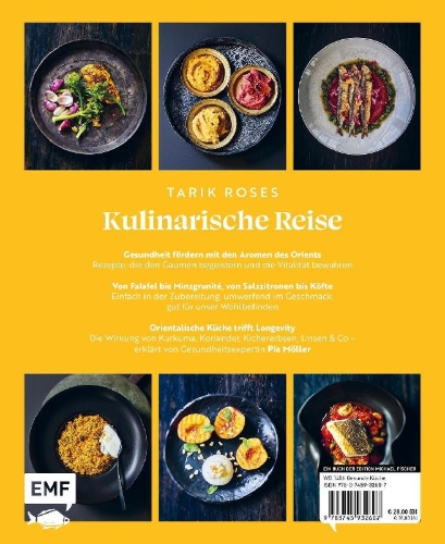 Buchcover und Innenansicht für das Buch: Levante Genuss für ein gesundes, langes Leben