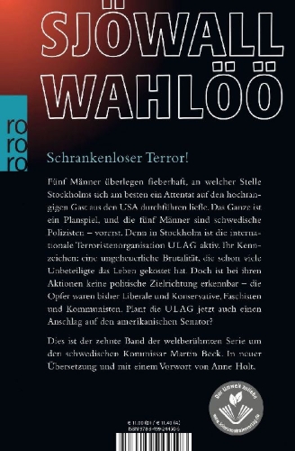 Buchcover und Innenansicht für das Buch: Terroristerna