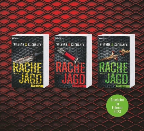 Buchcover und Innenansicht für das Buch: Rachejagd - Verraten