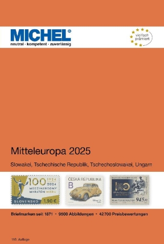 Buchcover und Innenansicht für das Buch: Mitteleuropa 2025