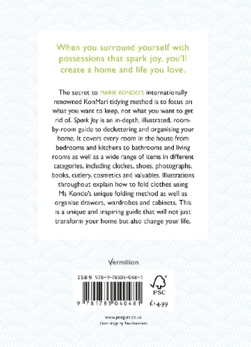 Buchcover und Innenansicht für das Buch: Spark Joy