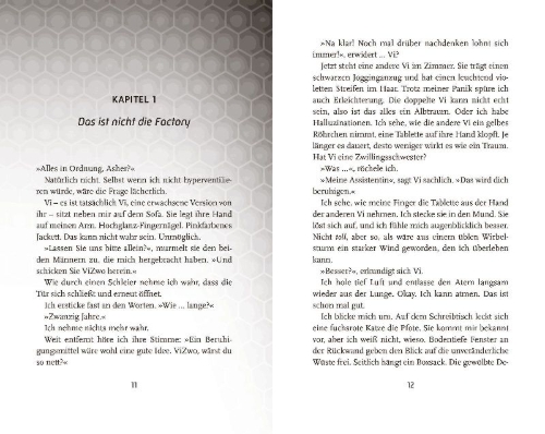 Buchcover und Innenansicht für das Buch: The Experiment