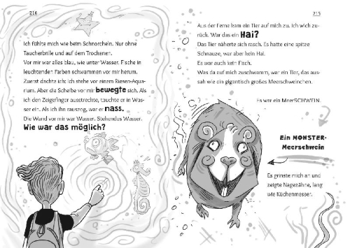 Buchcover und Innenansicht für das Buch: Tritt ein, wenn du dich traust! (Tritt ein!, Bd. 1)