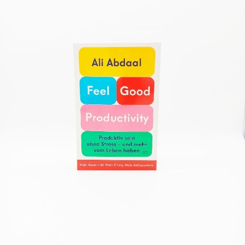 Buchcover und Innenansicht für das Buch: Feel-Good Productivity
