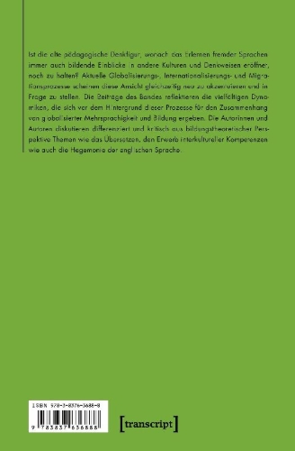 Buchcover und Innenansicht für das Buch: Bildung in fremden Sprachen?