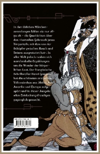 Buchcover und Innenansicht für das Buch: Erotische Volksmärchen aus aller Welt. Das Buch der Liebenden