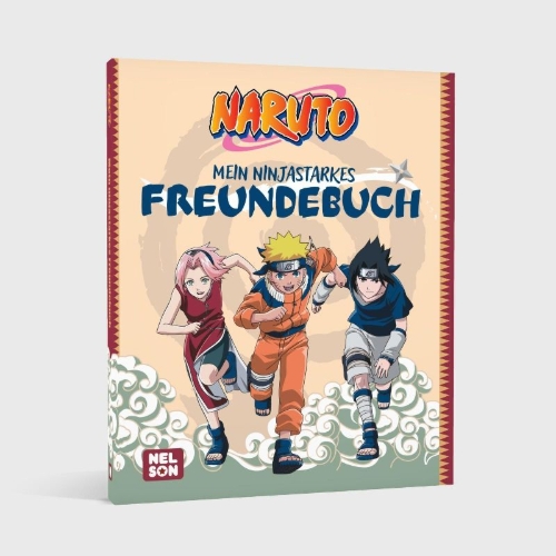 Buchcover und Innenansicht für das Buch: Naruto: Mein ninjastarkes Freundebuch