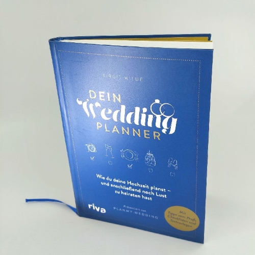 Buchcover und Innenansicht für das Buch: Dein Wedding Planner