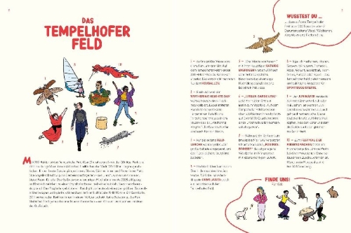 Buchcover und Innenansicht für das Buch: Dit is Berlin. Das Wimmelbuch