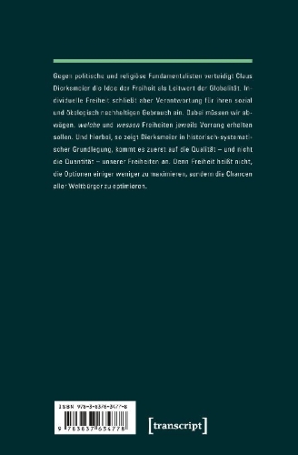 Buchcover und Innenansicht für das Buch: Qualitative Freiheit