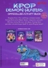 Buchcover und Innenansicht für das Buch: KPop Demon Hunters - Official Activity Book. Puzzles, Mazes, and over 50 Stickers!