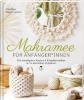 Buchcover und Innenansicht für das Buch: Le macramé