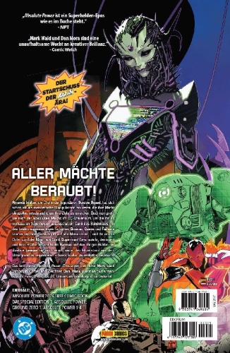 Buchcover und Innenansicht für das Buch: Absolute Power 2024 FCBD Special Edition #1, Absolute Power: Ground Zero #1, Absolute Power #1-#4