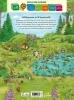 Buchcover und Innenansicht für das Buch: Willkommen im Wimmelwald - Entdecke die Tiere!