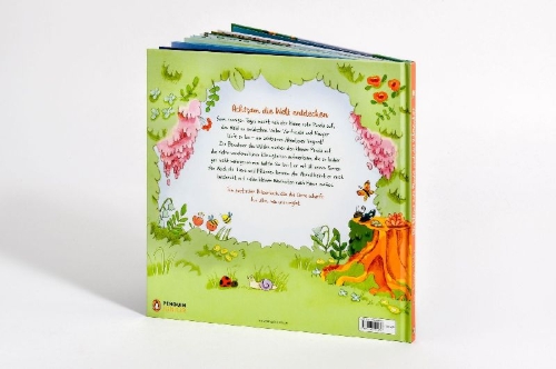 Buchcover und Innenansicht für das Buch: Der kleine rote Panda und die Achtsamkeit