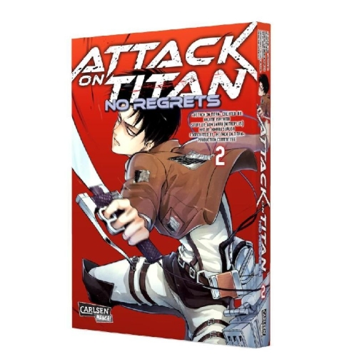 Buchcover und Innenansicht für das Buch: Attack on Titan - No Regrets 2