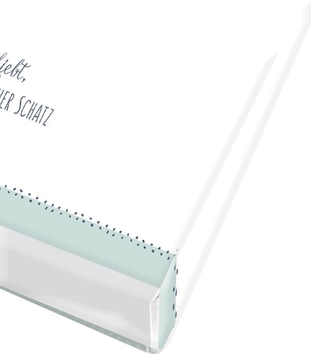 Buchcover und Innenansicht für das Buch: Du bist geliebt, kleiner Schatz
