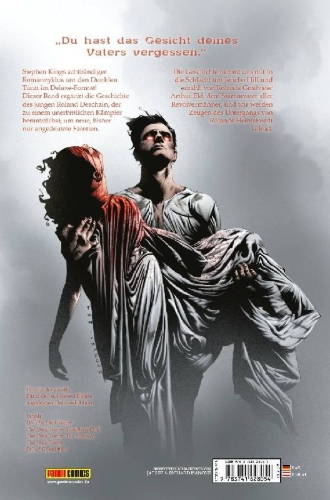 Buchcover und Innenansicht für das Buch: The Dark Tower: Treachery #1-#6; The Dark Towder: The Sorcerr; The Dark Tower: Fall of Gilead #1-#6