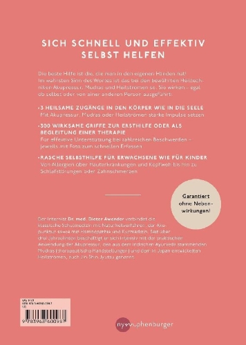 Buchcover und Innenansicht für das Buch: Heile dich selbst mit deinen Händen