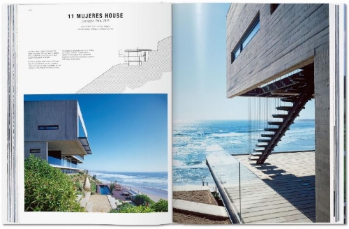 Buchcover und Innenansicht für das Buch: Contemporary Houses. 100 Homes Around the World