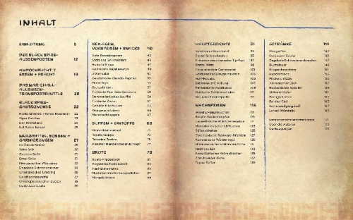 Buchcover und Innenansicht für das Buch: Star Wars: Galaxy's Edge Cookbook: The Official Black Spire Outpost Cookbook