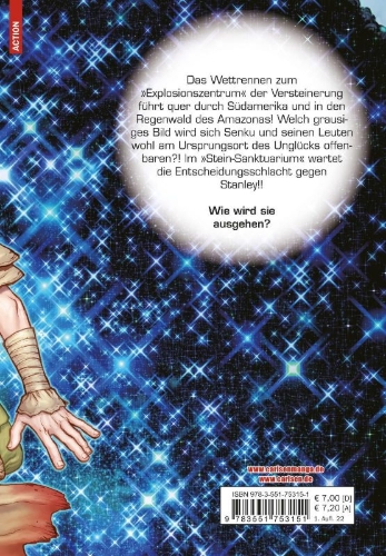 Buchcover und Innenansicht für das Buch: Dr. Stone