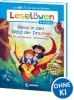 Buchcover und Innenansicht für das Buch: Leselöwen 2. Klasse - Reise in den Wald der Drachen
