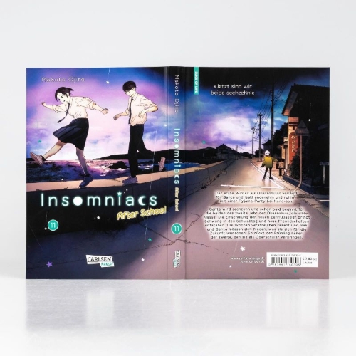 Buchcover und Innenansicht für das Buch: Kimi wa Houkago Insomnia
