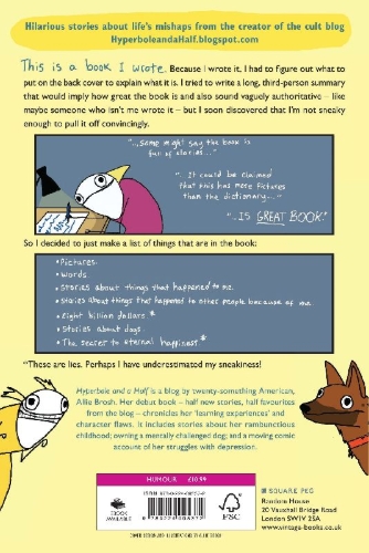 Buchcover und Innenansicht für das Buch: Hyperbole and a Half