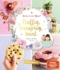 Buchcover und Innenansicht für das Buch: Spring in eine Pfütze! Fluffig, knusprig, bunt