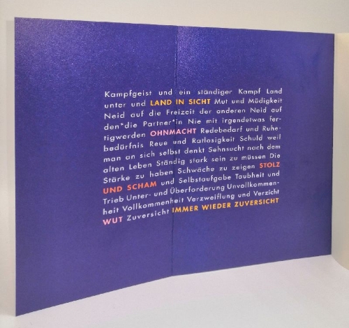 Buchcover und Innenansicht für das Buch: Aus dem Bauch heraus