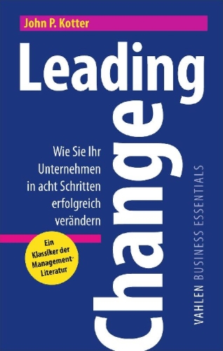 Buchcover und Innenansicht für das Buch: Leading Change