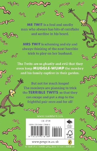 Buchcover und Innenansicht für das Buch: The Twits