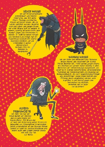 Buchcover und Innenansicht für das Buch: Little Batman: Month One #1-#2