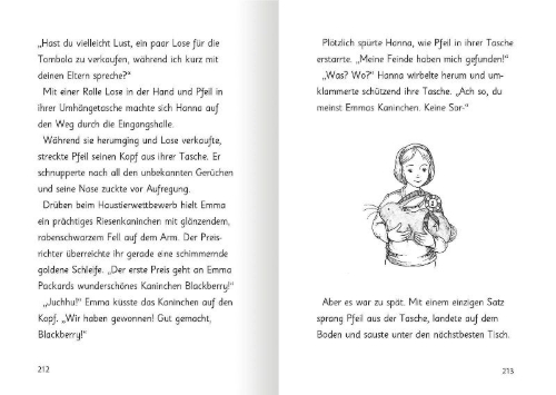Buchcover und Innenansicht für das Buch: Magische Häschen - Schokosüße Abenteuer (Magische Häschen)
