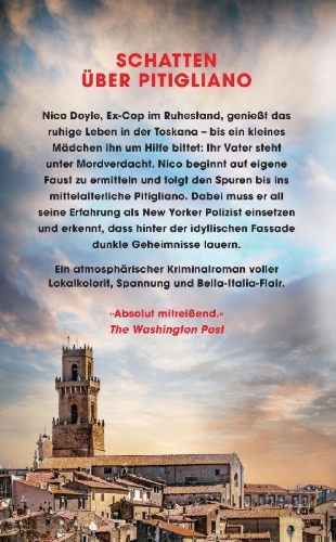 Buchcover und Innenansicht für das Buch: Murder in Pitigliano. A Tuscan Mystery #5