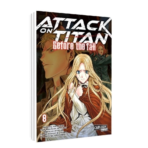 Buchcover und Innenansicht für das Buch: Shingeki no Kyojin - Before the Fall